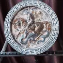 Барельеф - панно на стену Герб России, Полёт Пегаса, Египетские Боги, Георгий Победаносец