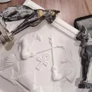 Барельеф - панно на стену Герб России, Полёт Пегаса, Египетские Боги, Георгий Победаносец