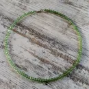 Чокер из жадеита с цирконами