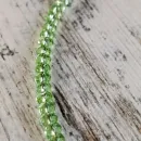 Чокер из жадеита с цирконами