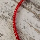 Чокер из красного янтаря