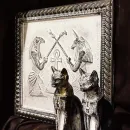 Барельеф - панно на стену Герб России, Полёт Пегаса, Египетские Боги, Георгий Победаносец