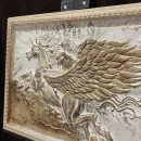 Барельеф - панно на стену Герб России, Полёт Пегаса, Египетские Боги, Георгий Победаносец