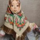 Аксессуар для куклы Платок в русском стиле в ассортименте