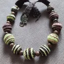 Бусы валяные ручной работы