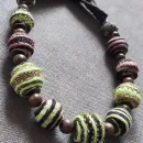 Бусы валяные ручной работы