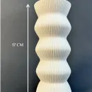 Ваза из гипса декоративная для сухоцветов "Ананас"