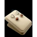 Серьги с сердоликом