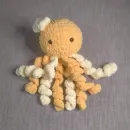 вязаная игрушка осьминог