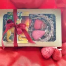 Вазочка плетеная под конфеты и восковые свечи