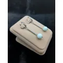 Серьги с амазонитом