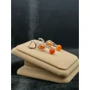 Серьги с сердоликом