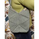 Сумка женская, полиэфирный шнур, летняя