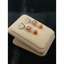 Серьги с сердоликом