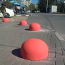 Оградительная полусфера из бетона для ограждения зоны парковки "Парковочный ограничитель"