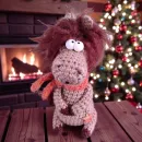 Вязаные лошадки