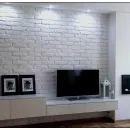 Декоративный кирпич "Белый лофт"