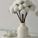 Поднос с вазой для сухоцветов декоративный