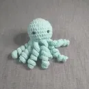 вязаная игрушка осьминог