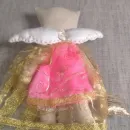 текстильная кукла Спящий ангел котенок