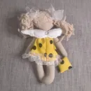 текстильная кукла Спящий ангел