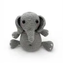 Слоненок вязаный крючком