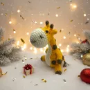 Вязаная игрушка Жираф