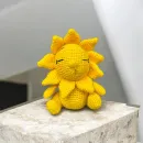 Вязаная игрушка Подсолнух