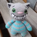 Вязаная игрушка Чеширский кот