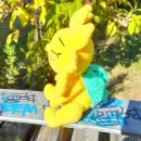 Вязаная игрушка Подсолнух