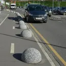 Оградительная полусфера из бетона для ограждения зоны парковки "Парковочный ограничитель"