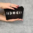 Косметичка ручной работы "Фазы луны"