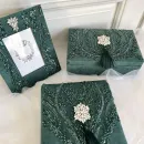 Фотоальбом, изумруд, с бисером, пайетками и кристаллами