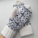 Варежки "Снегопад"