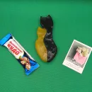 Оригинальный подарок мыло котики двухцветное к 14 февраля