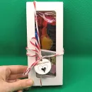 Оригинальный подарок мыло котики двухцветное к 14 февраля