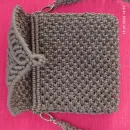 Сумка-клатч в технике макраме