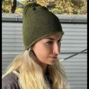 Шапка хаки ручной работы осень/весна