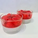 Десертная свеча с малиной