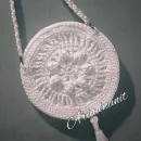 Сумка белая ручной работы