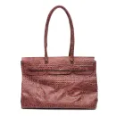 Сумка шоппер: в стиле HERMES, кайман коньяк