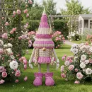 Гном ручной работы из ротанга