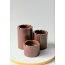 Подсвечники из гипса для чайной свечи 3 шт.