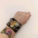 Браслет кожаный STEAMPUNK