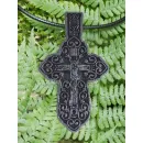 Нательный изящный крест деревянный