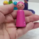 Монтессори-сортер Феечки, 5шт, дерево