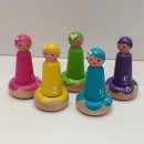 Монтессори-сортер Феечки, 5шт, дерево