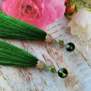 Серьги-кисти "Весенняя история"