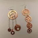 Серьги в стиле STEAMPUNK