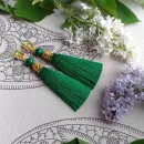 Серьги-кисти "Хозяйка летнего лета"